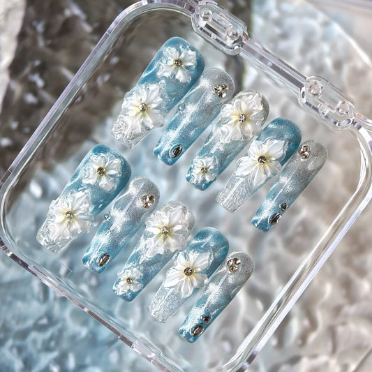 Blue Wave Flowers