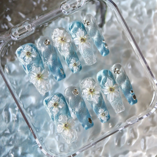 Blue Wave Flowers