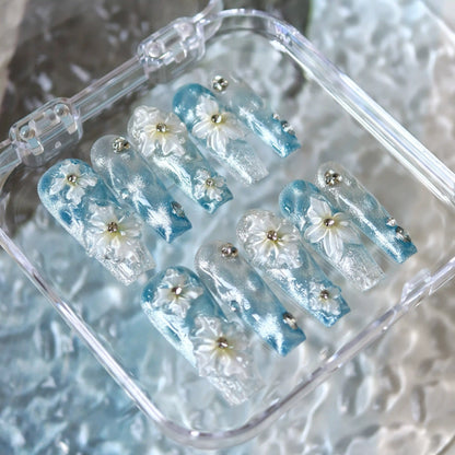 Blue Wave Flowers