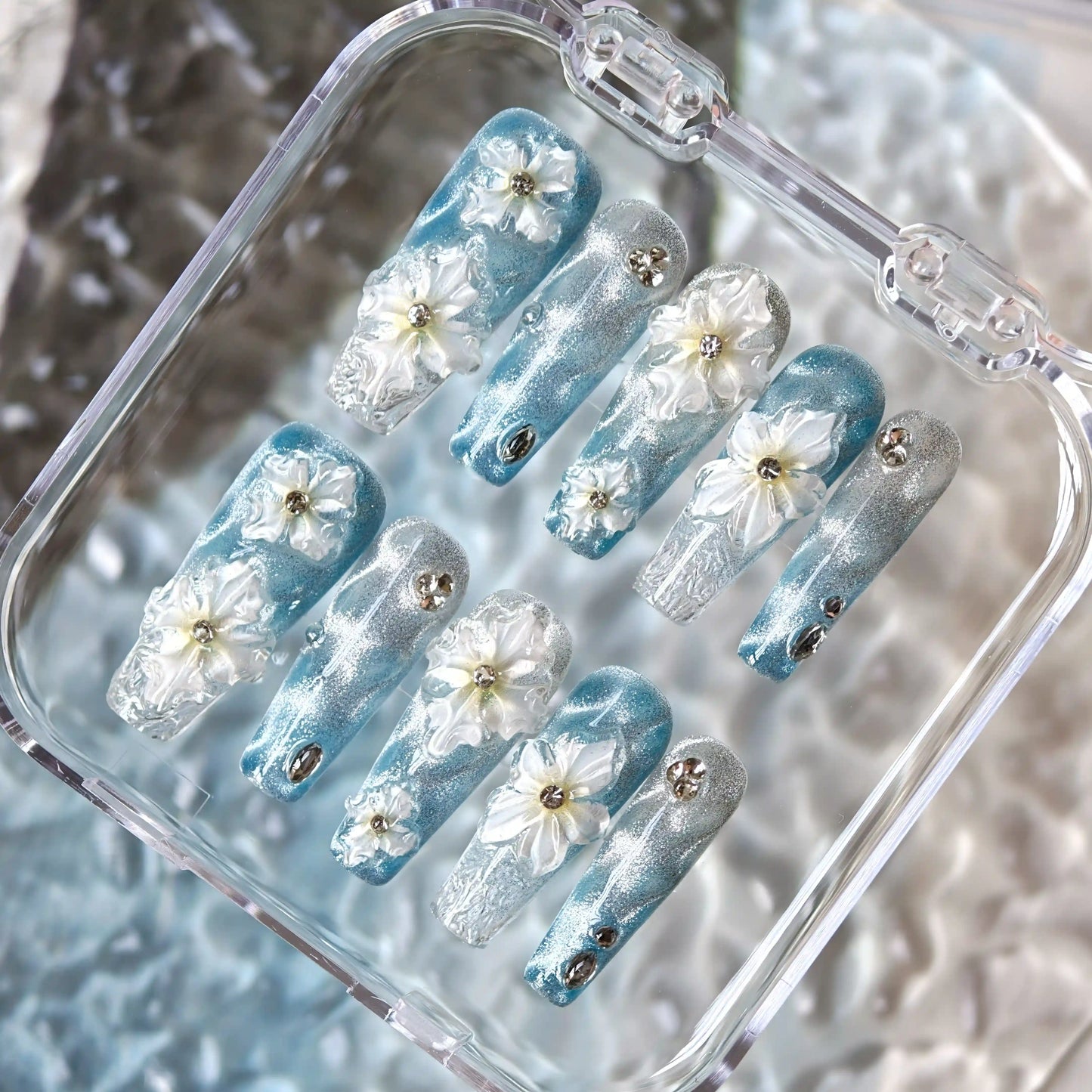 Blue Wave Flowers