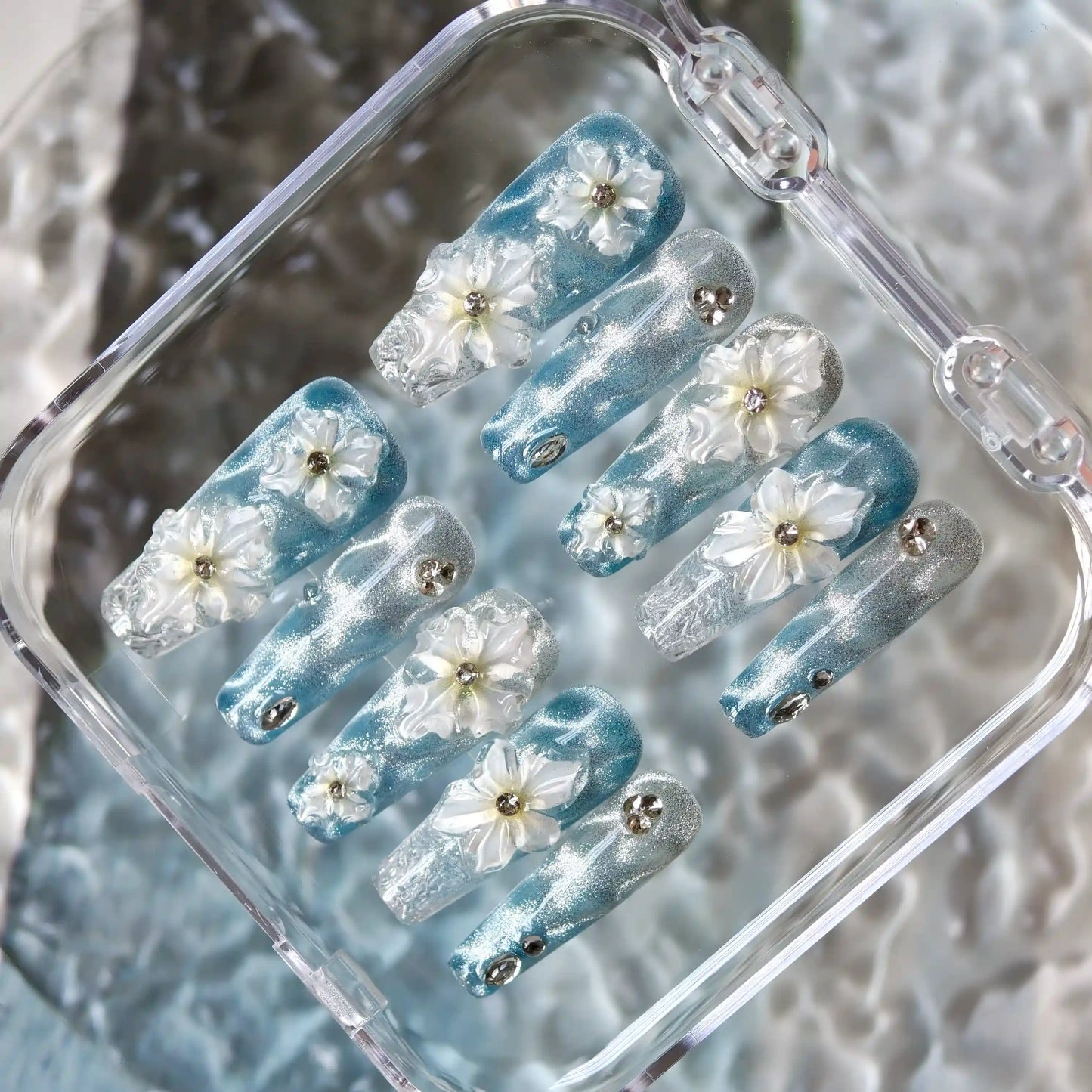 Blue Wave Flowers